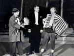 Коверные клоуны Евграфов и Забавный, 1950-е годы..jpg