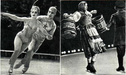 1. «Звездная симфония» Луна — И. ГОЛОЩАПОВА, космонавт — В. БАБИЦКИЙ. 2. Шуточная народная песня «Шла девица по водицу» артистов 3. ШАКИРОВ и В. МЕРЕЛАЙН.