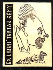 Книжный знак Тристана Реми.