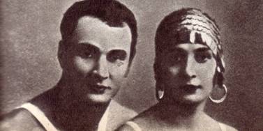 Воздушные гимнасты Александр и Мария Ширай (1927 год)
