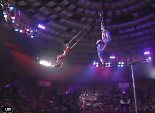 South West China - Aerial Troupe. Воздушная гимнастика. Трапеция