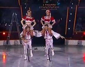 Faltiny. Акробаты на моноциклах