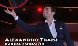 Alexandro Traisi. Жонглер с обручами . 8 цирковой фестиваль в Будапеште