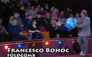 Francesco. Реприза с шаром. 8 цирковой фестиваль в Будапеште 2010 г.