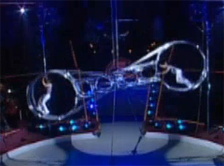 Duo Vanegas. Американское колесо. 8 циркового фестиваля в Будапеште. 2010 г