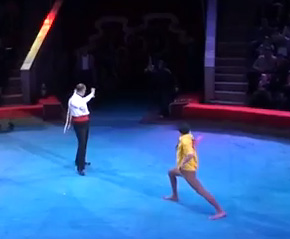Ustyantsev K., Kozlov. Клоунский дуэт Блюз К. Устьянцев, А. Козлов. Реприза бабочка. Clown duo Blues. butterfly reprise
