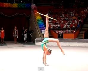 Воздушное кольцо с хула-хупом
