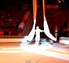 Гимнастка на полотнах Дудина Евгения Кол-в Пилигрим Павловский Посад