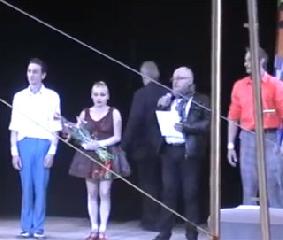Вручение дипломов Б. Майхровским в ЦЦИ 12.10.2012