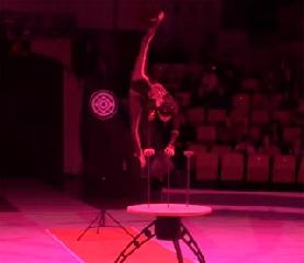  () -  c / Sasha (USA) - contortionist, with bow and arrow