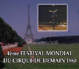 4  . 1 .    1980 4 Festivai Mondial. Du Cirgue de Demain 1980