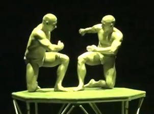 Акробатический мужской дуэт