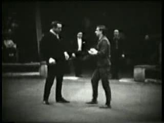 Акробатическая пара. Зеленин и Шуйдин. 1964 год