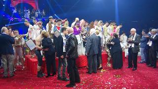 Награждение участников 9-го цирковой фестиваля в Жироне (Испания)